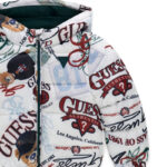 GUESS POLYESTER HOODED PUFFER JAC BEAR ΜΠΟΥΦΑΝ - Image 3