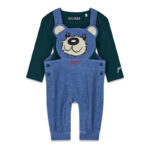 GUESS BABY SET BEAR ΚΟΡΜΑΚΙ & ΣΑΛΟΠΕΤΑ