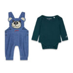GUESS BABY SET BEAR ΚΟΡΜΑΚΙ & ΣΑΛΟΠΕΤΑ - Image 2
