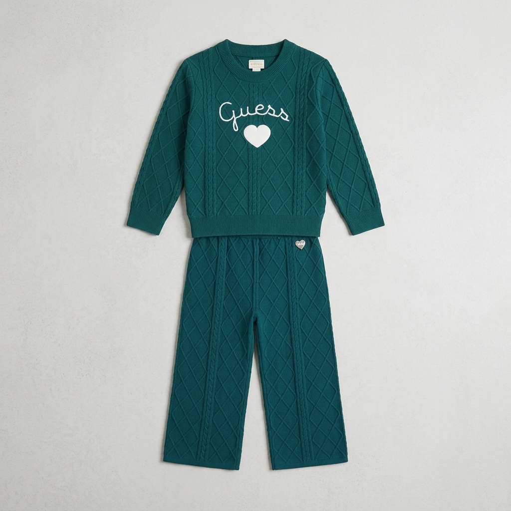 Gemini_Generated_Image_lcur1flcur1flcur GUESS SET PALAZZO SWEATER GREEN ΠΑΝΤΕΛΟΝΙ & ΠΟΥΛΟΒΕΡ - Image 1