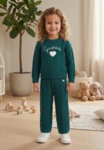 GUESS SET PALAZZO SWEATER GREEN ΠΑΝΤΕΛΟΝΙ & ΠΟΥΛΟΒΕΡ - Image 6