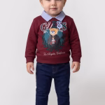 GUESS BABY SET OXFORD ΦΟΥΤΕΡ & ΠΑΝΤΕΛΟΝΙ