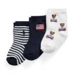 POLO RALPH LAUREN BABY SOCKS 3PACKS ΚΑΛΤΣΕΣ
