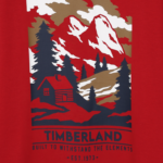 TIMBERLAND LONG SLEEVE T-SHIRT MOUNTAIN RED ΜΠΛΟΥΖΑ - Image 3