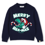 BILLIEBLUSH PULLOVER NAVY MERRY REX-MAS ΦΟΥΤΕΡ ΜΠΛΟΥΖΑ