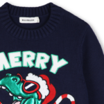 BILLIEBLUSH PULLOVER NAVY MERRY REX-MAS ΦΟΥΤΕΡ ΜΠΛΟΥΖΑ - Image 3