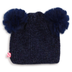BILLIEBLUSH BEANIE NAVY DOUBLE POM POM ΣΚΟΥΦΑΚΙ - Image 2
