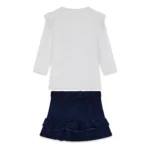 GUESS BABY SET DREAM GIRL ΜΠΛΟΥΖΑ & DENIM ΦΟΥΣΤΑ - Image 2