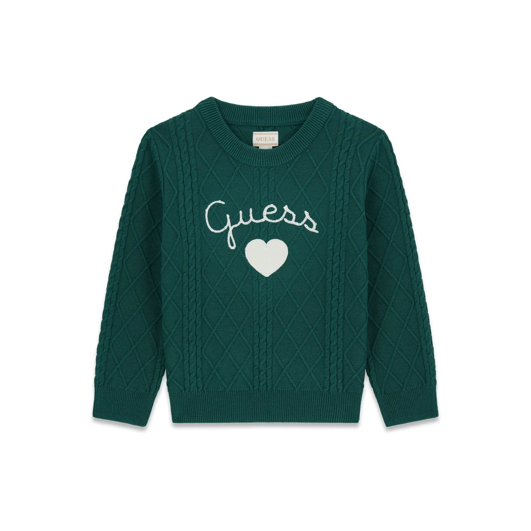 guess-k6yr06-z0818-a89m-green-tree-2 GUESS SET PALAZZO SWEATER GREEN ΠΑΝΤΕΛΟΝΙ & ΠΟΥΛΟΒΕΡ - Image 1