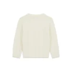GUESS SET PALAZZO SWEATER WHITE ΠΑΝΤΕΛΟΝΙ & ΠΟΥΛΟΒΕΡ - Image 3