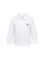 TIMBERLAND LONG SLEEVED SHIRT WHITE ΠΟΥΚΑΜΙΣΟ