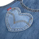 LEVI'S BABY LVG OVERALL HEARTS JEAN ΣΑΛΟΠΕΤΑ - Image 4