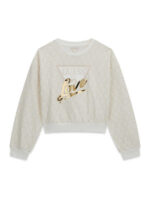 GUESS LS MIDI OVERSIZE ACTIVE TOP BEIGE ΦΟΥΤΕΡ