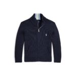 POLO RALPH LAUEN ΠΛΕΚΤΗ NAVY ΖΑΚΕΤΑ