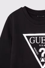 GUESS LS ACTIVEWEAR CORE BLACK ΦΟΥΤΕΡ ΜΠΛΟΥΖΑ - Image 3