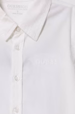 GUESS LS POPOLIN SHIRT WHITE ΠΟΥΚΑΜΙΣΟ - Image 3