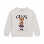 GUESS BEAR LS ACTIVE WHITE ΦΟΥΤΕΡ ΜΠΛΟΥΖΑ