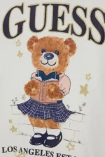 GUESS BEAR LS ACTIVE WHITE ΦΟΥΤΕΡ ΜΠΛΟΥΖΑ - Image 3