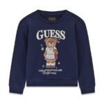 GUESS BEAR LS ACTIVE NAVY ΦΟΥΤΕΡ ΜΠΛΟΥΖΑ