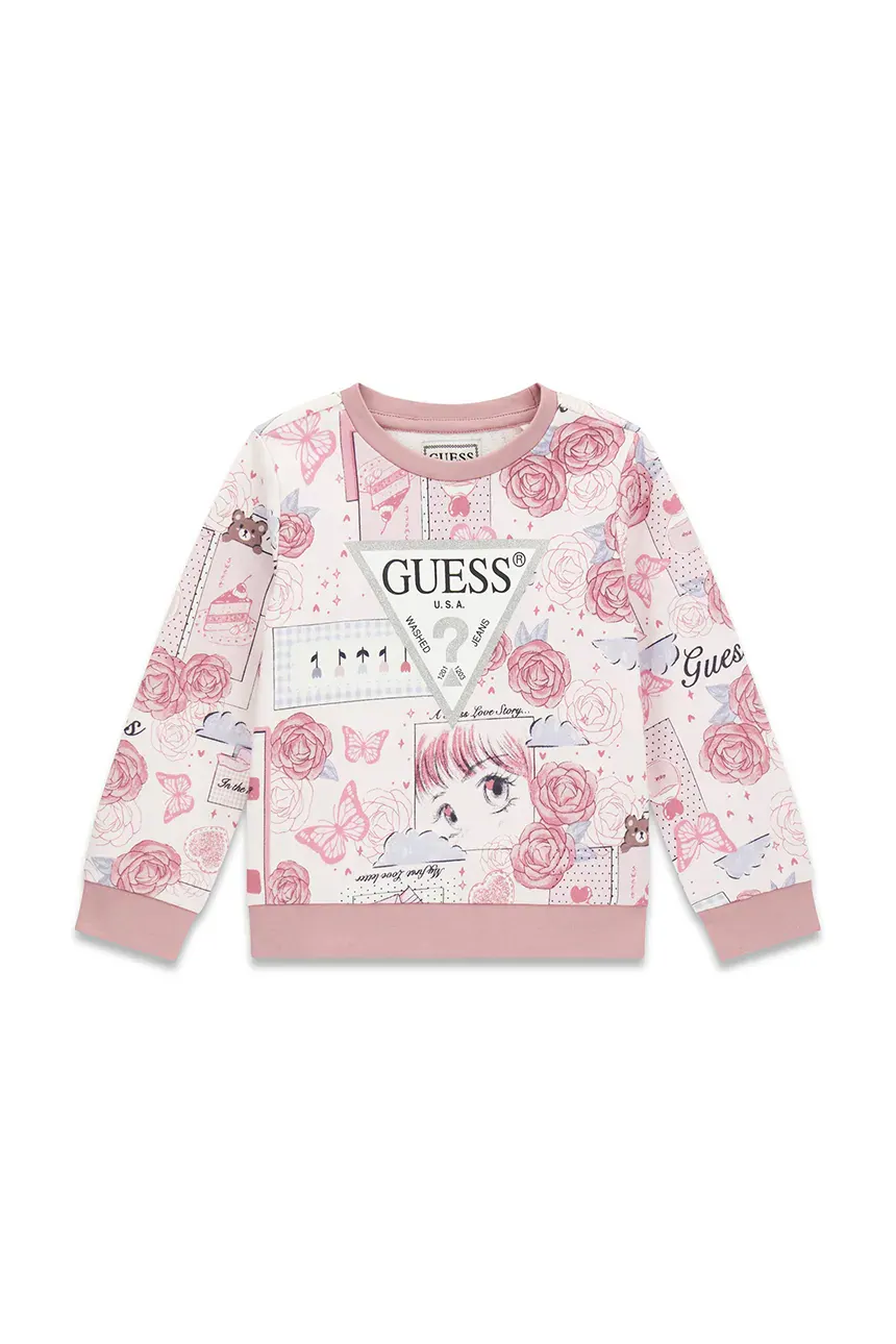 AW26-BLGZZ4-03X_F1 GUESS LS ACTIVE TOP PINK ΦΟΥΤΕΡ ΜΠΛΟΥΖΑ - Image 1