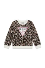 GUESS LS ACTIVE TOP LEOPARD ΦΟΥΤΕΡ ΜΠΛΟΥΖΑ