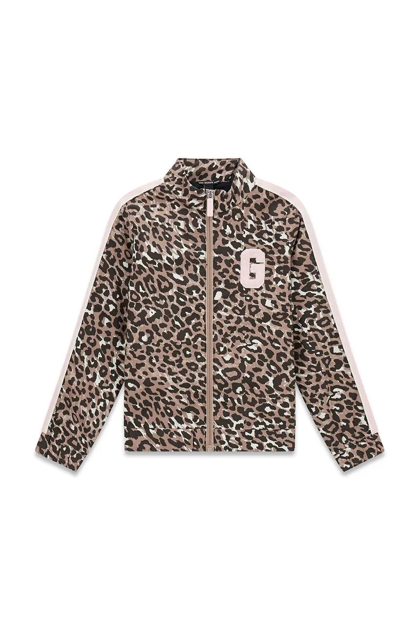 AW26-BLGZZB-80X_F1 GUESS SET OVERSIZE LEOPARD POPLIN ΠΑΝΤΕΛΟΝΙ & ΖΑΚΕΤΑ - Image 1