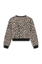 GUESS LS MIDI OVERSIZE ACTIVE TOP LEOPARD ΦΟΥΤΕΡ - Image 3