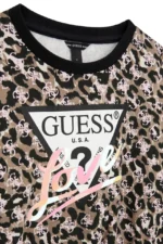 GUESS LS MIDI OVERSIZE ACTIVE TOP LEOPARD ΦΟΥΤΕΡ - Image 4