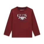 GUESS LS T-SHIRT AUTHENTIC RED ΜΠΛΟΥΖΑ