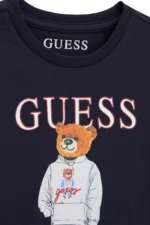 GUESS BEAR LS T-SHIRT NAVY ΜΠΛΟΥΖΑ - Image 3