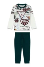 GUESS SET LS ACTIVE GREEN ΜΠΛΟΥΖΑ & ΠΑΝΤΕΛΟΝΙ - Image 2