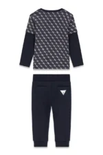 GUESS SET LS ACTIVE NAVY ΜΠΛΟΥΖΑ & ΠΑΝΤΕΛΟΝΙ - Image 2