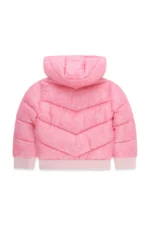 GUESS HOODED PUFFER PADDED PINK ΚΑΠΙΤΟΝΕ ΜΠΟΥΦΑΝ - Image 2
