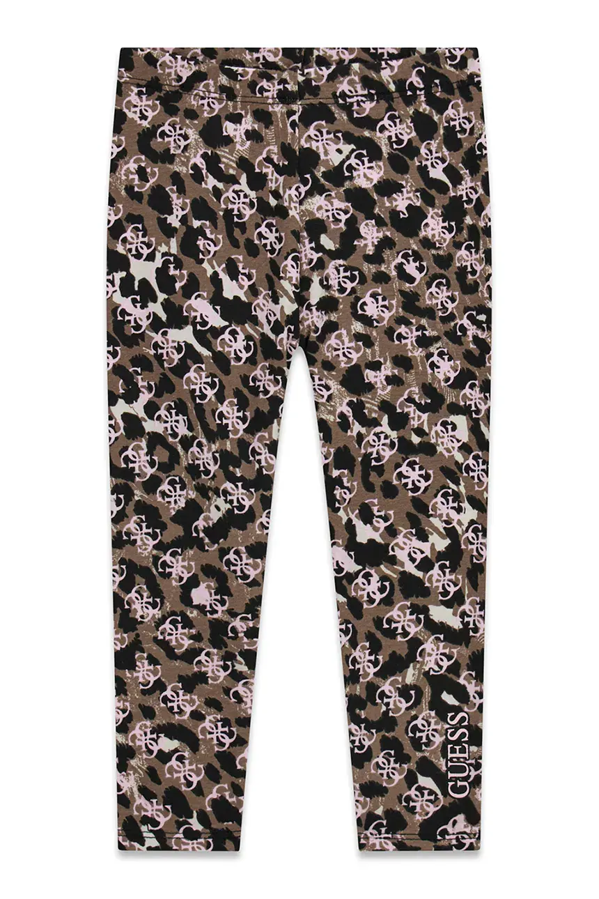 AW26-LGGZZP-84X_F1 GUESS LEGGINGS LEOPARD ΚΟΛΑΝ - Image 1