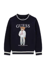 GUESS BEAR LS SWEATER NAVY ΠΟΥΛΟΒΕΡ