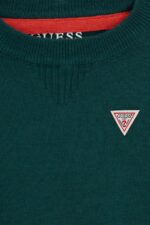 GUESS LS SWEATER CORE ΠΛΕΚΤΟ GREEN ΠΟΥΛΟΒΕΡ - Image 3