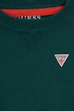 GUESS LS SWEATER CORE ΠΛΕΚΤΟ GREEN ΜΠΛΟΥΖΑ - Image 3