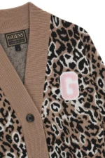 GUESS LS CARDIGAN LEOPARD ΖΑΚΕΤΑ - Image 3