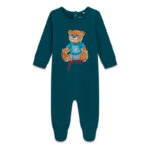 GUESS BABY BEAR INTERLOCK OVERALL GREEN ΦΟΡΑΜΚΙ