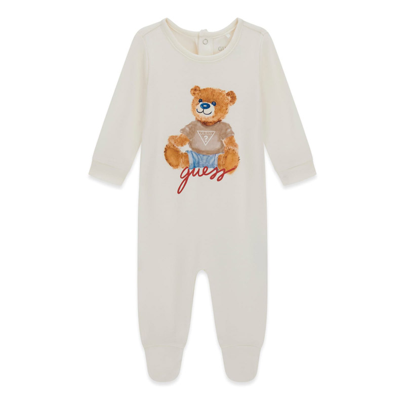 G-H6YG06-K4129-PF-263-G012-1-800x800 GUESS BABY BEAR INTERLOCK OVERALL BEIGE ΦΟΡΑΜΚΙ - Image 1