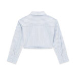 GUESS LS POPLIN SHIRT CROP ΠΟΥΚΑΜΙΣΟ ΜΕ ΣΤΡΑΣ - Image 2