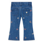GUESS FLARE DENIM BLUE LUREX W/AOP ΠΑΝΤΕΛΟΝΙ - Image 2