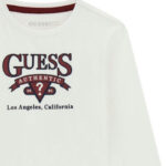GUESS LS T-SHIRT AUTHENTIC WHITE ΜΠΛΟΥΖΑ - Image 3
