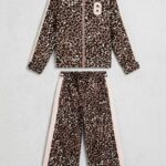 GUESS SET OVERSIZE LEOPARD POPLIN ΠΑΝΤΕΛΟΝΙ & ΖΑΚΕΤΑ