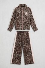 GUESS SET OVERSIZE LEOPARD POPLIN ΠΑΝΤΕΛΟΝΙ & ΖΑΚΕΤΑ