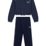 GUESS SET REGULAR POLY PIQUET BLUE ΠΑΝΤΕΛΟΝΙ & ΖΑΚΕΤΑ