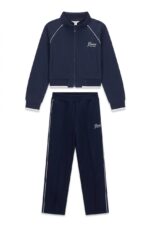 GUESS SET REGULAR POLY PIQUET BLUE ΠΑΝΤΕΛΟΝΙ & ΖΑΚΕΤΑ