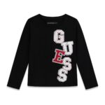 GUESS FLARE LS T-SHIRT BLACK ΜΠΛΟΥΖΑ