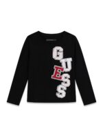 GUESS FLARE LS T-SHIRT BLACK ΜΠΛΟΥΖΑ