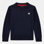 GUESS LS SWEATER CORE ΠΛΕΚΤΟ NAVY ΜΠΛΟΥΖΑ